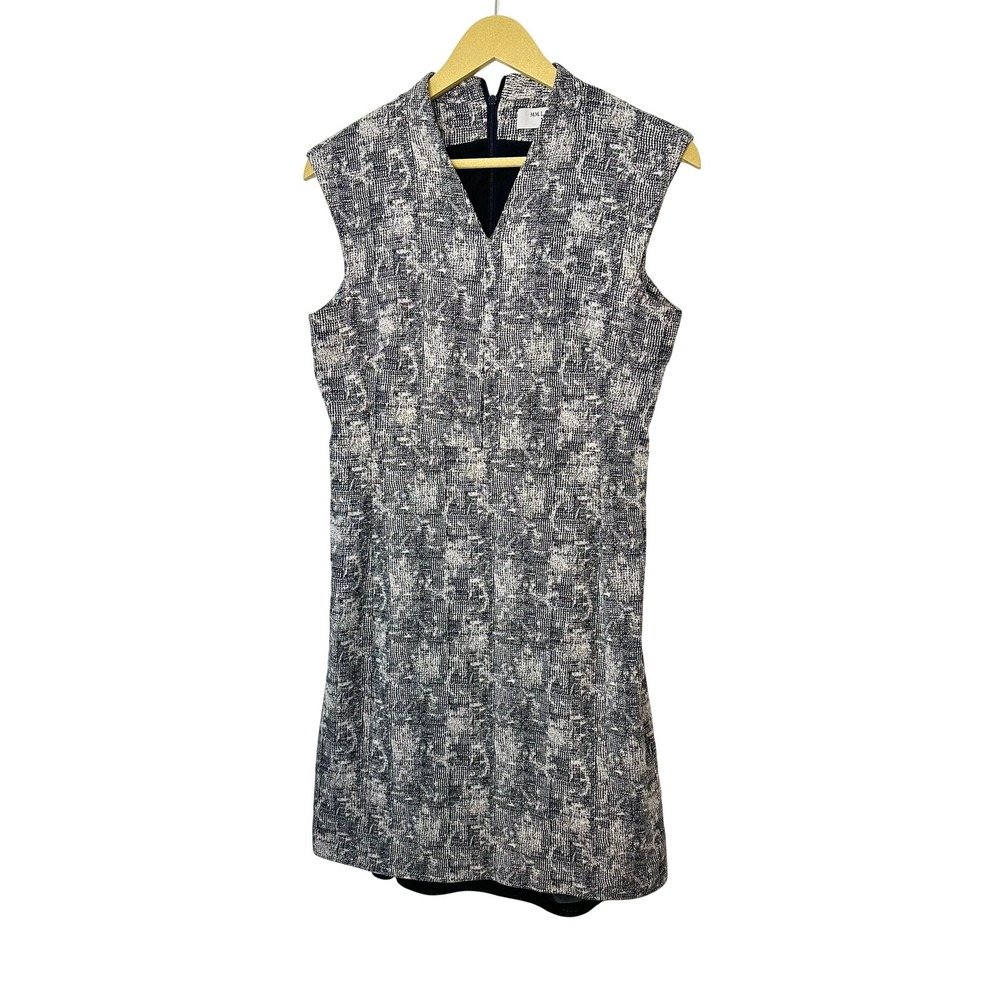 MM.LaFleur Shift Dress Womens 8 Black‎ White work career